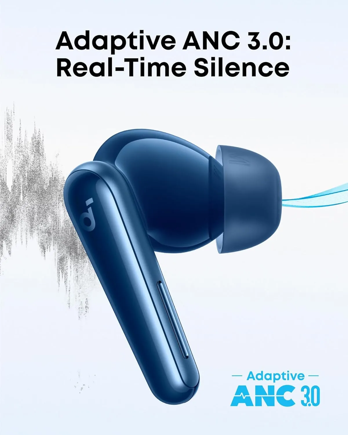soundcore Liberty 5 by Anker, Noise-Cancelling Wireless Earbuds, 2x Stronger Voice Reduction, Real-Time Adaptive Noise Cancellation, Fast Charging, Dolby Audio, 6-Mic AI Clear Calls, Long Battery Life