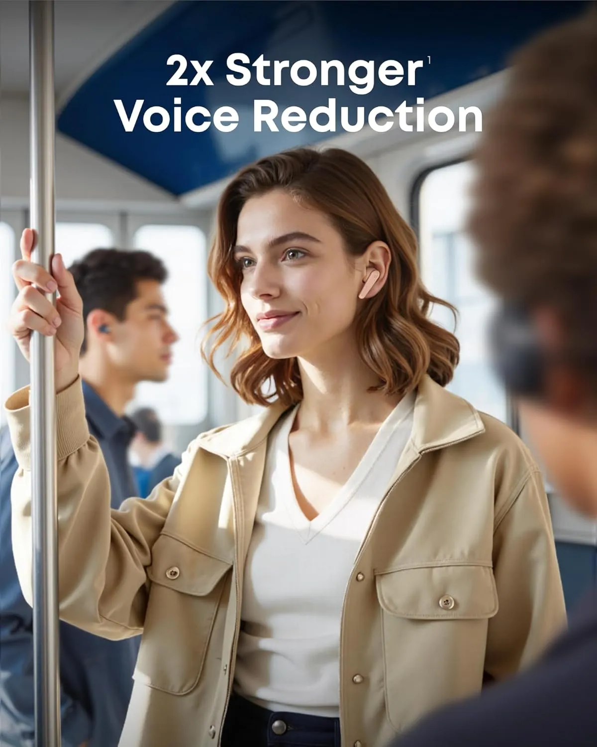 soundcore Liberty 5 by Anker, Noise-Cancelling Wireless Earbuds, 2x Stronger Voice Reduction, Real-Time Adaptive Noise Cancellation, Fast Charging, Dolby Audio, 6-Mic AI Clear Calls, Long Battery Life