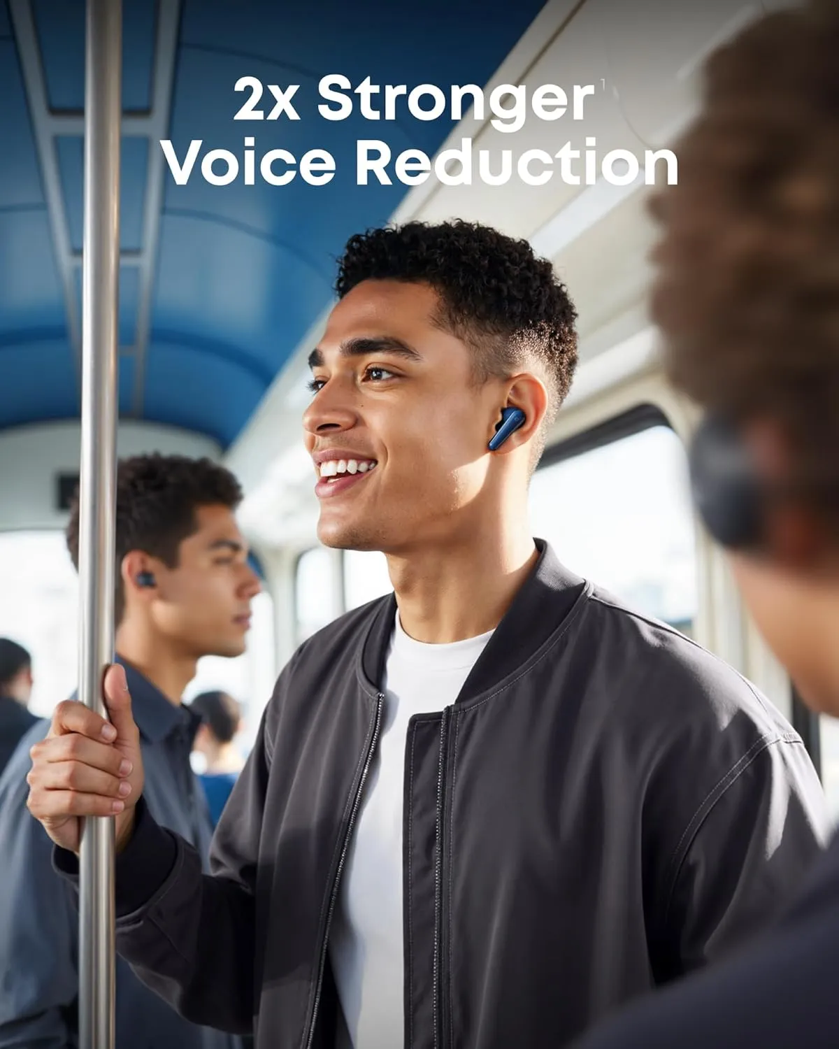 soundcore Liberty 5 by Anker, Noise-Cancelling Wireless Earbuds, 2x Stronger Voice Reduction, Real-Time Adaptive Noise Cancellation, Fast Charging, Dolby Audio, 6-Mic AI Clear Calls, Long Battery Life
