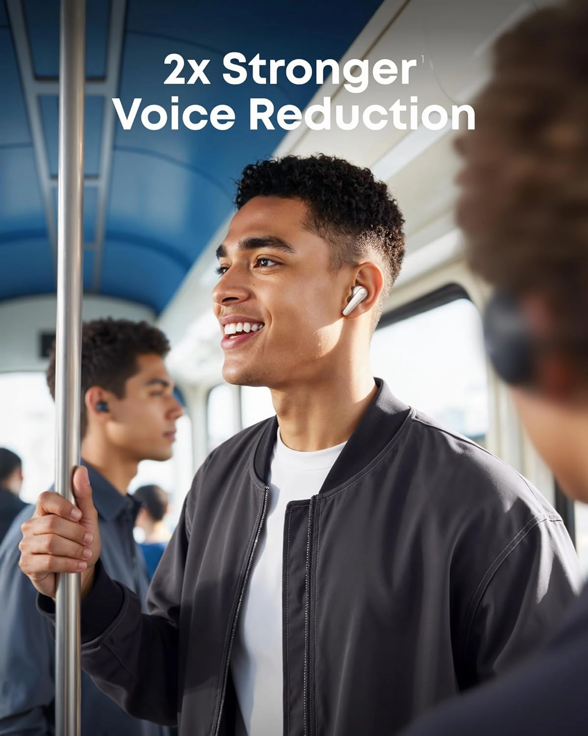 soundcore Liberty 5 by Anker, Noise-Cancelling Wireless Earbuds, 2x Stronger Voice Reduction, Real-Time Adaptive Noise Cancellation, Fast Charging, Dolby Audio, 6-Mic AI Clear Calls, Long Battery Life