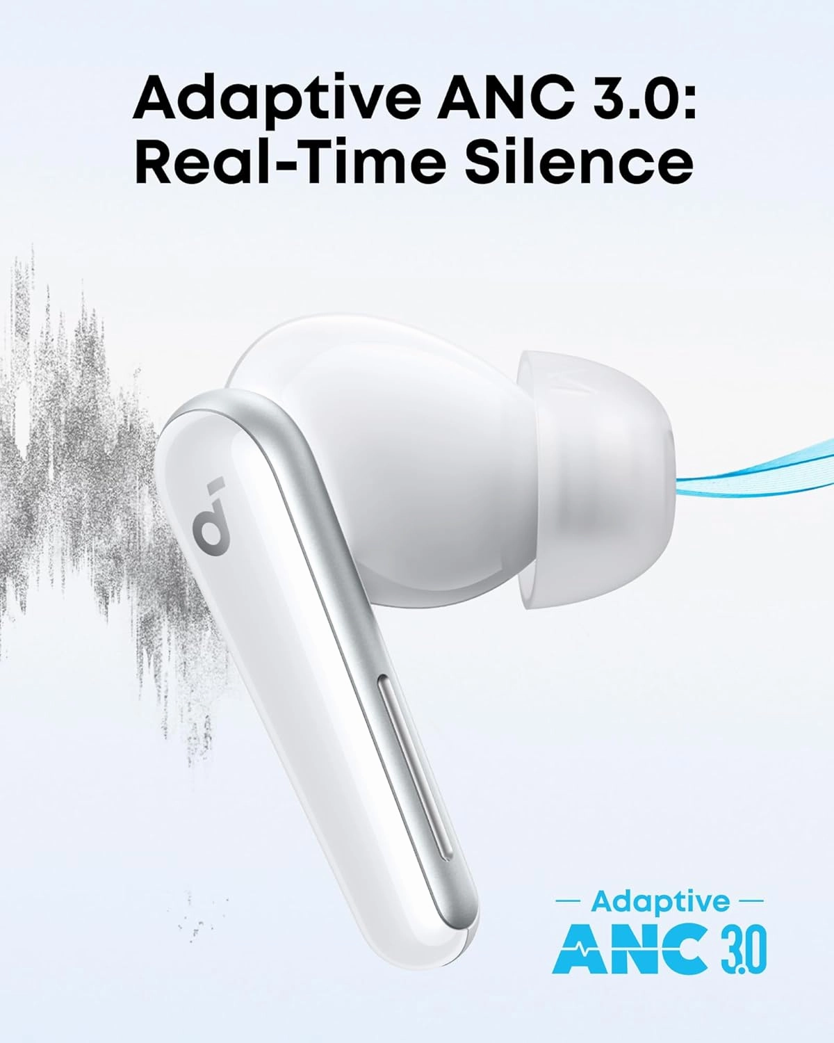 soundcore Liberty 5 by Anker, Noise-Cancelling Wireless Earbuds, 2x Stronger Voice Reduction, Real-Time Adaptive Noise Cancellation, Fast Charging, Dolby Audio, 6-Mic AI Clear Calls, Long Battery Life