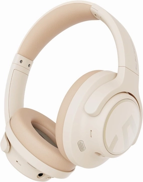 SoundPEATS Space Hybrid Active Noise Cancelling Headphones, Wireless Over Ear Bluetooth Headset, 123H Playtime, Hi Res Audio Wired, APP Custom EQ, Deep Bass, Comfort Ear Cups, for Home Office Travel