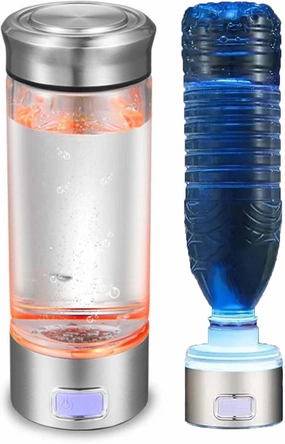 SPE/PEM Hydrogen Rich Water Cup, Ionizer Generator, Antioxidants ORP Hydrogen Bottle, Water Filter, 800-1200PPB High Concentration of Hydrogen Content