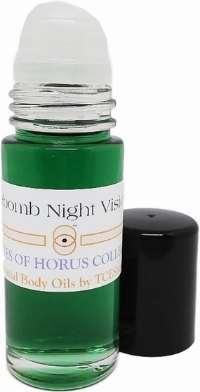 Spicebomb Night Vision - Type VR For Men Scented Body Oil Fragrance [Roll-On - Green - 1 oz.] - ID#62919