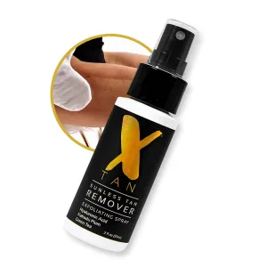 Spray Tan Remover, Self Tanner Eraser for Skin, No-Scrub Exfoliating Tan Remover With Antioxidant-Rich Natural Ingredients, Moisturizes and Nourishes Your Skin, Pack of 1, 2 oz - X-Tan Sunless