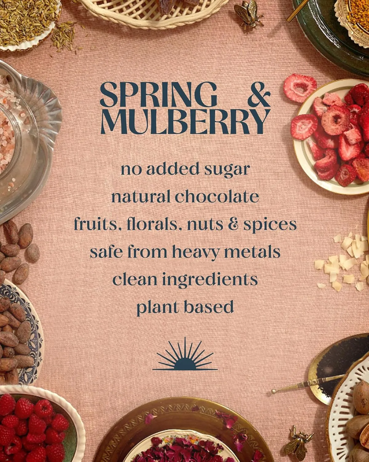 Spring & Mulberry Dark Chocolate Bars – Healthy Dark Chocolate, Date-Sweetened - Mixed Berry 3 Pack