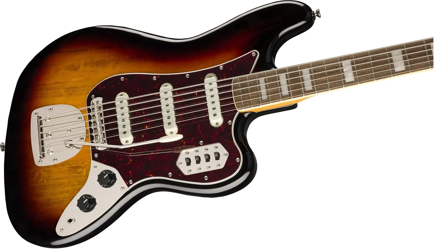 Squier Classic Vibe 6-String Bass VI, 3-Color Sunburst, Laurel Fingerboard
