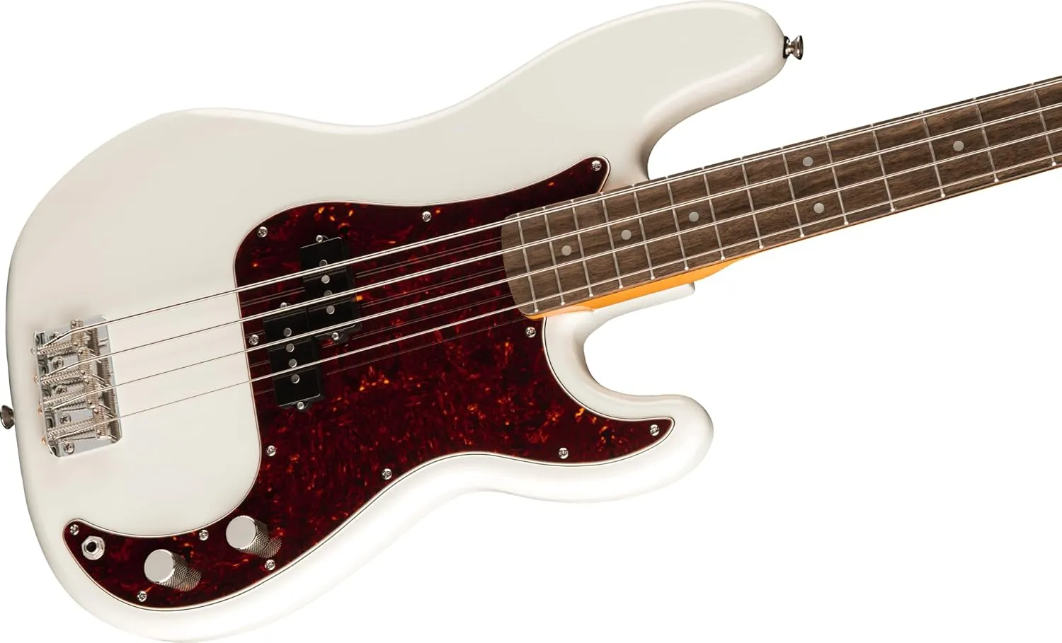Squier Classic Vibe 60s Precision Bass, Olympic White, Laurel Fingerboard