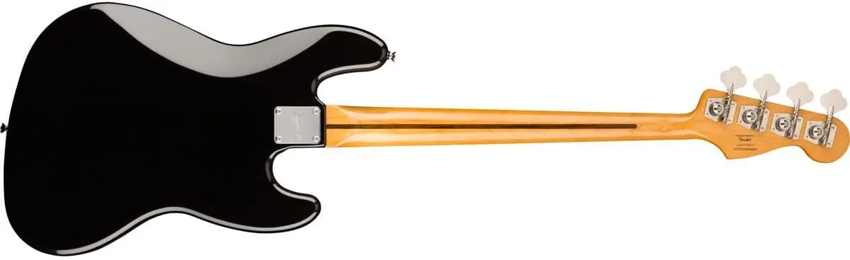 Squier Classic Vibe 70s Jazz Bass, Black, Left-Handed, Maple Fingerboard