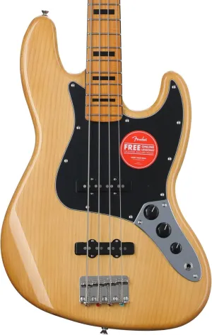 Squier Classic Vibe 70s Jazz Bass, Natural, Maple Fingerboard