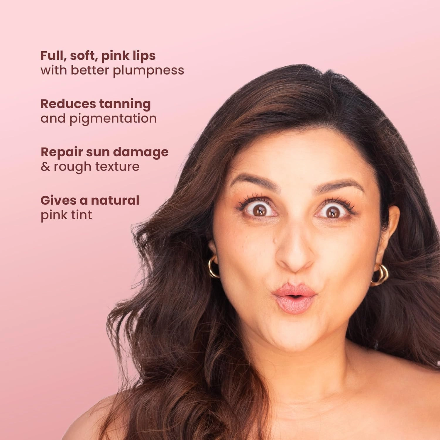 Strawberry Tinted Lip Balm | With Shea & Kokum Butter | Deep Nourishment & Hydration | Soft & Smooth Lips | Microplastic-Free | 15g