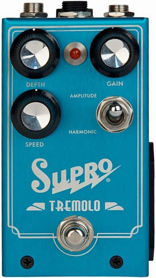Supro Tremolo - Amplitude and Harmonic Tremolo Drive Pedal
