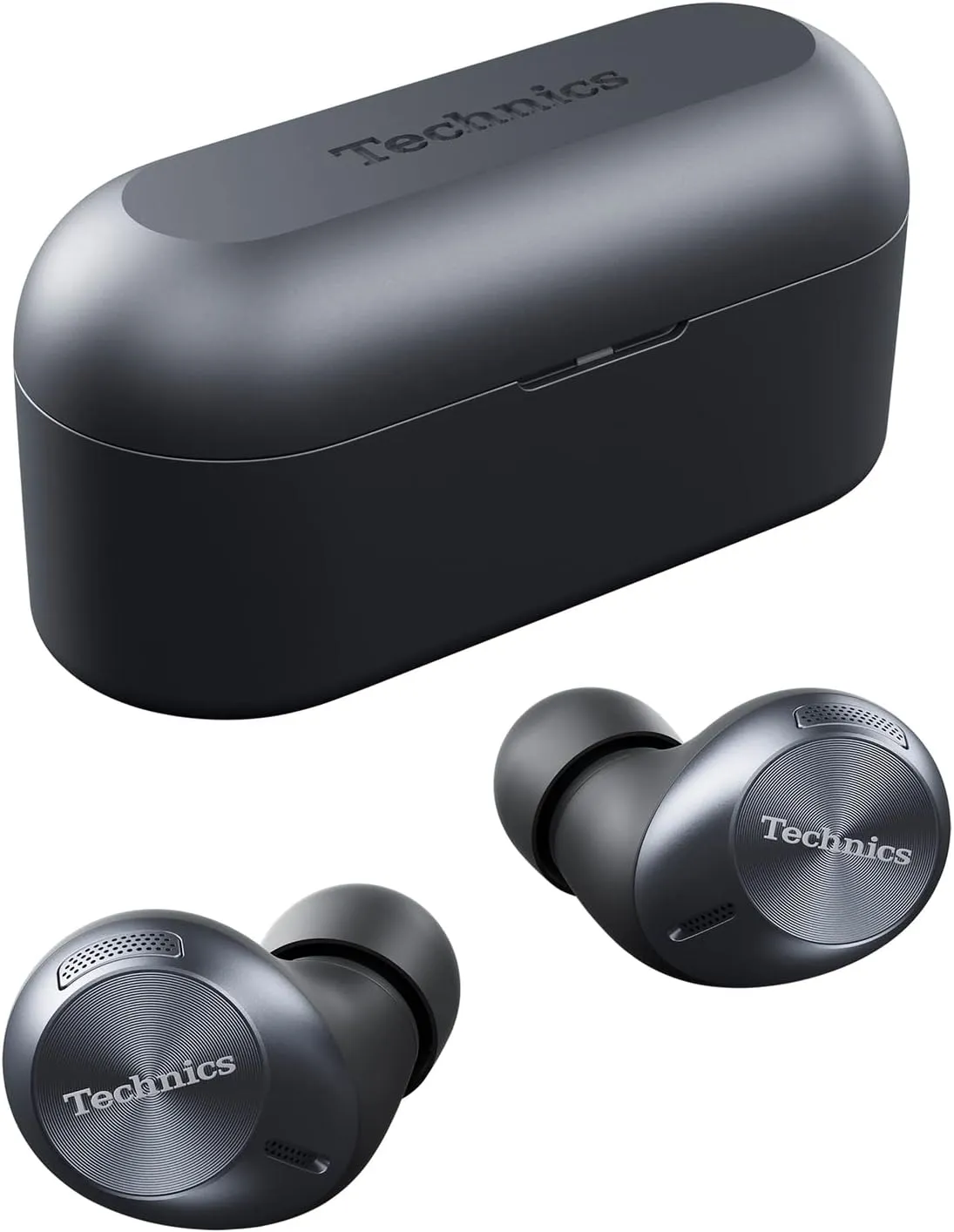 Technics True Wireless Multipoint Bluetooth Earbuds with Microphone, HiFi, Clear Calls, Long Battery Life, Lightweight Comfort Fit, Alexa Built In, EAH-AZ40-K (Black)