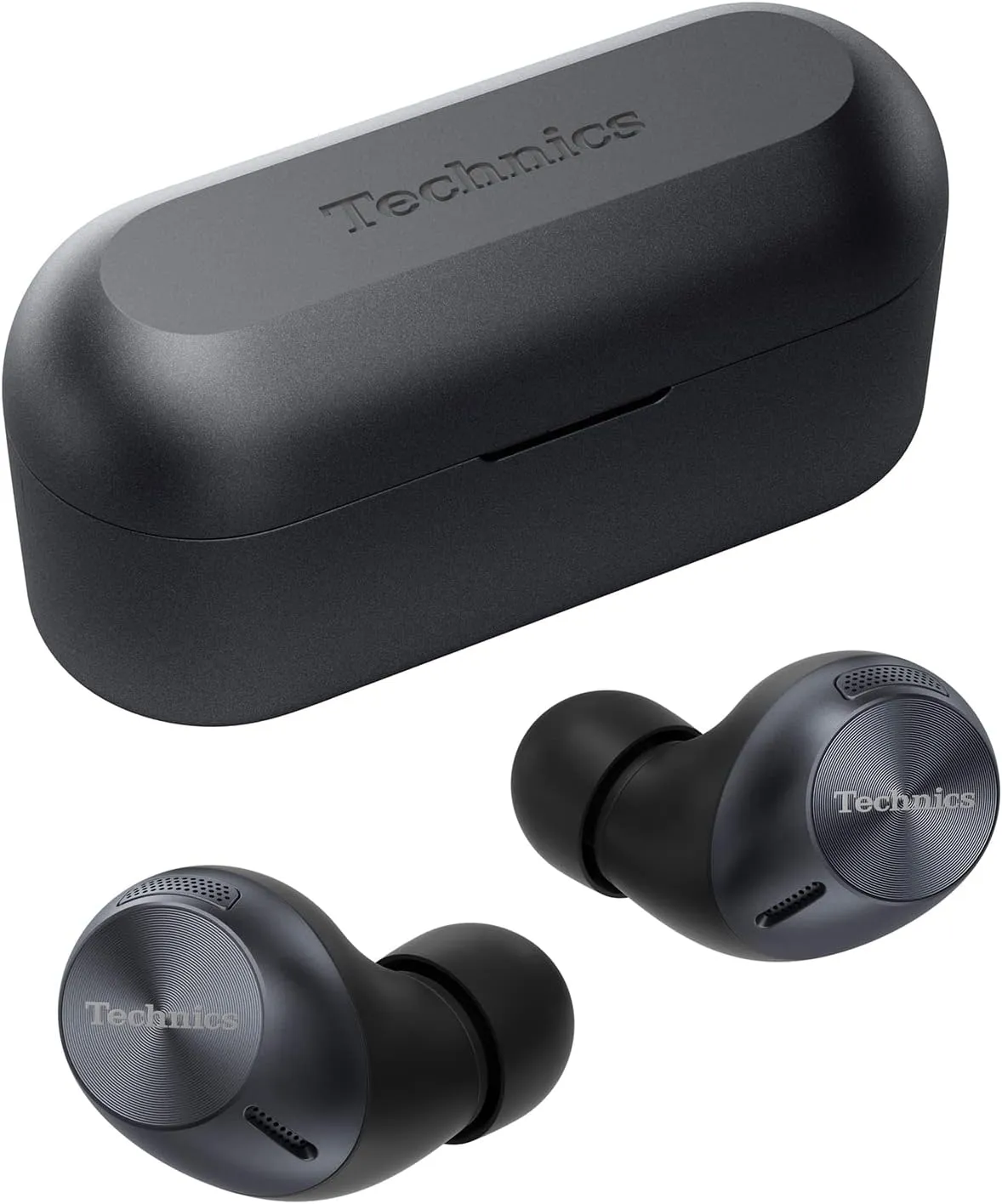 Technics True Wireless Multipoint Bluetooth Earbuds with Microphone, HiFi, Clear Calls, Long Battery Life, Lightweight Comfort Fit, Alexa Built In, EAH-AZ40-K (Black)