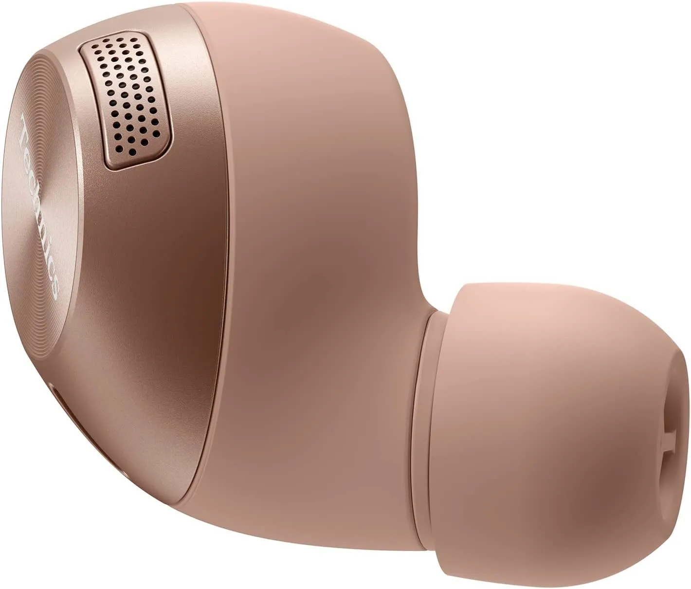 Technics True Wireless Multipoint Bluetooth Earbuds with Microphone, HiFi, Clear Calls, Long Battery Life, Lightweight Comfort Fit, Alexa Built in, EAH-AZ40-N (Rose Gold)