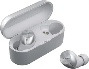 Technics True Wireless Multipoint Bluetooth Earbuds with Microphone, HiFi, Clear Calls, Long Battery Life, Lightweight Comfort Fit, Alexa Built in, EAH-AZ40-S (Silver)