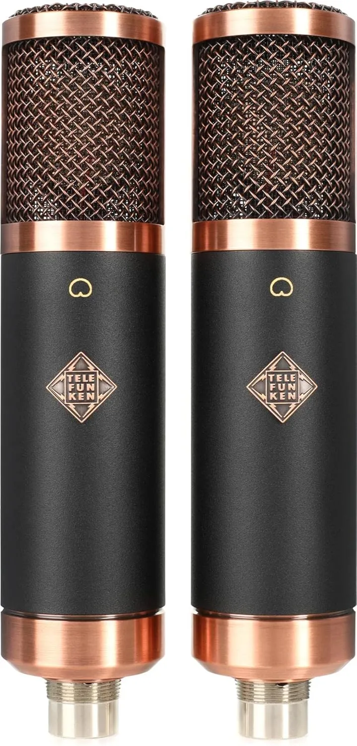 Telefunken TF29 Copperhead Condenser Tube Microphone Stereo Set