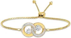 The Danbury Mint Still Do Marriage Symbol Bolo Bracelet, #6925-0025