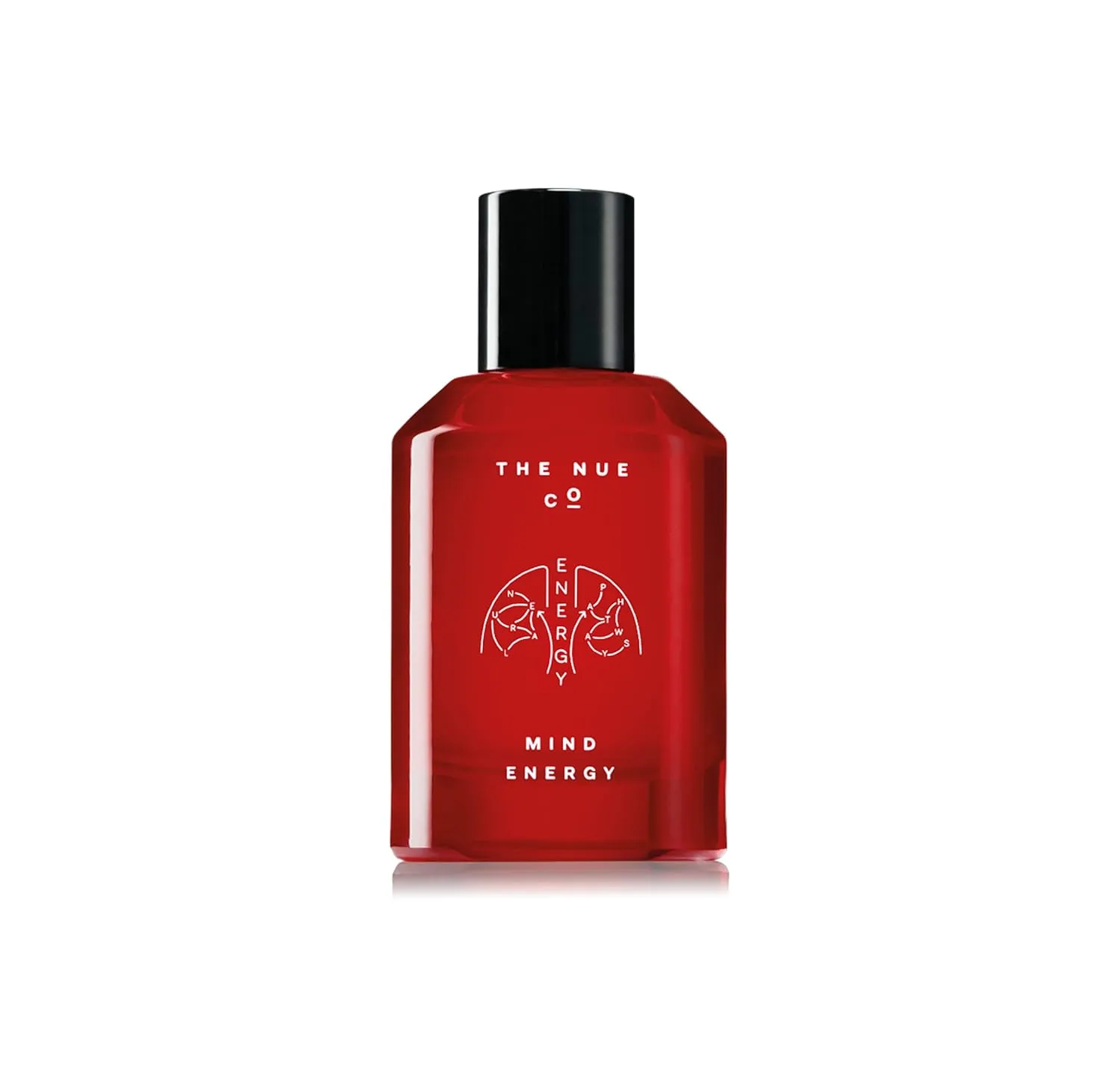 The Nue Co. MIND ENERGY Instant Stress Relief Unisex Fragrance - Clary Sage, Juniper, Pink Peppercorn   Clove - Vegan 50mL / 1.69 oz