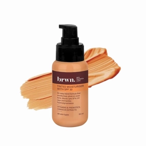 Tinted Moisturizer For Face, 50Ml | Skin Tint With Spf 30 Bb Cream With Vitamins And Prebiotics | Lightweight & Easy Blend | Dewy Finish Suitable For All Skin Types | Almond