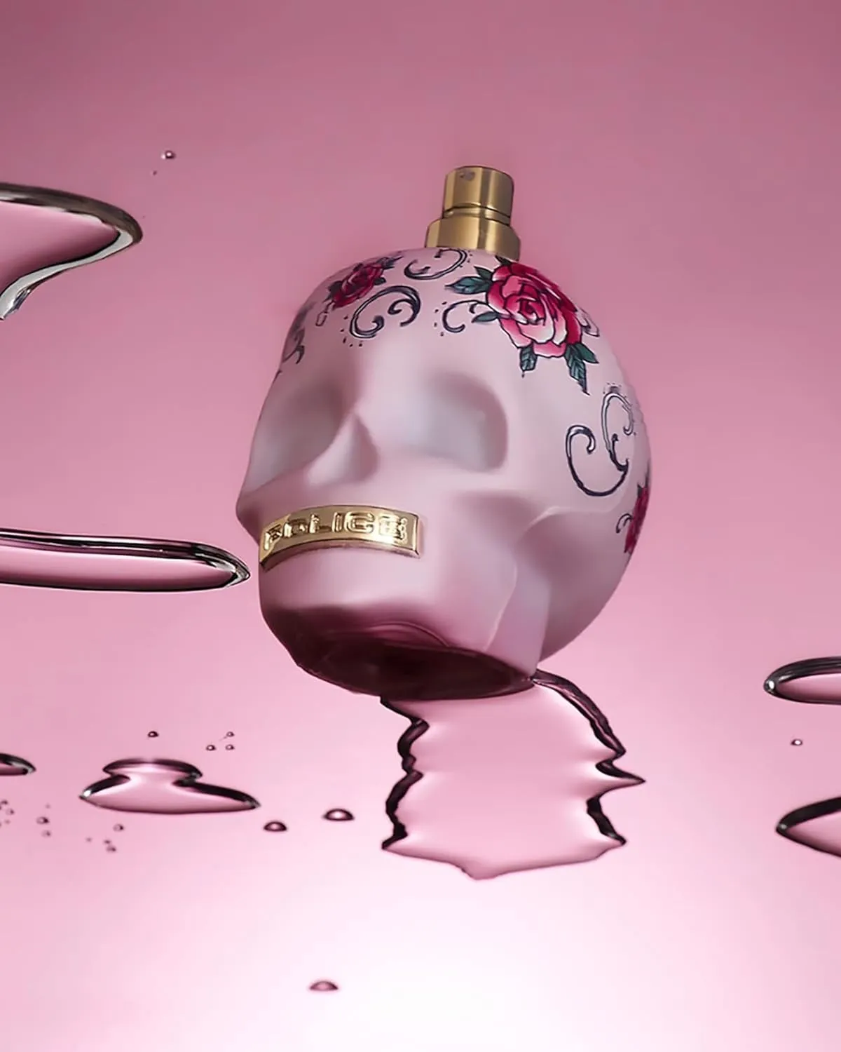 To Be Tattooart For Woman By Police - Fragrance For Women - Floral Fruity Gourmand Scent - Creamy Sandalwood And A Powdery-Sweet Marshmallow Accord - Eye-Catching Skull Bottle - 2.5 Oz EDP Spray