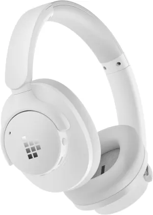 Tronsmart Sounfii Q20 Active Noise Cancelling Headphones, Wireless Over Ear Headphones, 60H Playtime, Rich-Detailed Sound, Customize EQ, Comfort Fit Ear Cups, for Travel, Home Office(White)