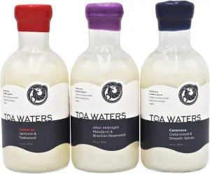 Twilight Whispers Bubble Bath Series - 3 Luxurious Adult Bubble Baths - Organic Coconut Milk - Vegan - Moisturizing – Bold Scents - Handcrafted - for Men and Women - All Skin Types - TOA Waters