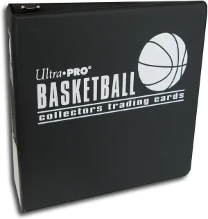 Ultra Pro 3" Black Basketball Album
