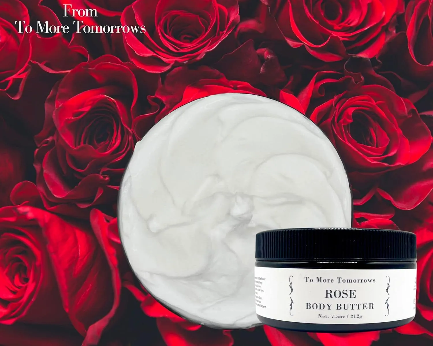 Ultra Rich Body Butter, Body butter, Rose Scented, Moisturizer, Nourishing & Moisturizing Skin Care, 7.5 ounces, Gifts