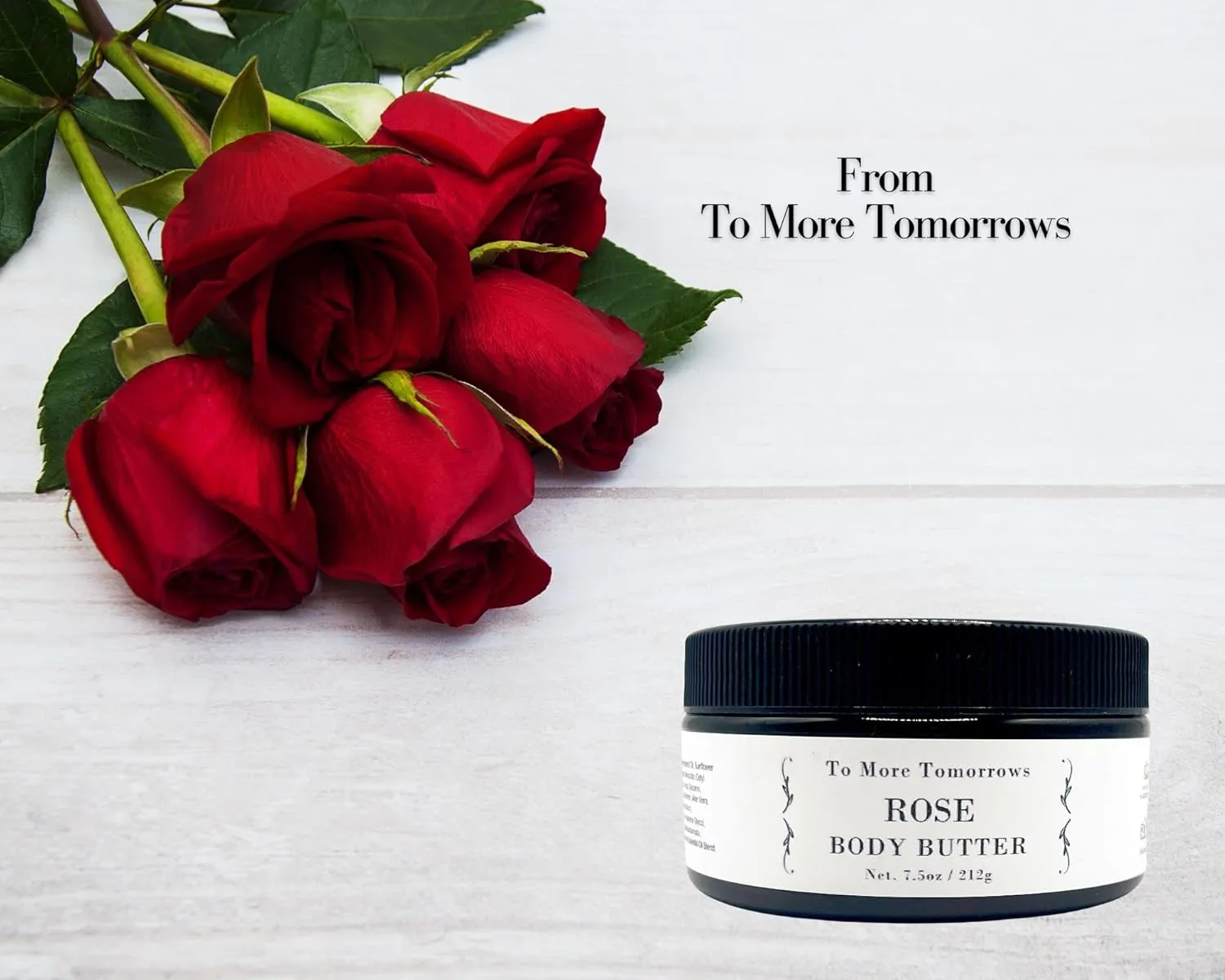 Ultra Rich Body Butter, Body butter, Rose Scented, Moisturizer, Nourishing & Moisturizing Skin Care, 7.5 ounces, Gifts