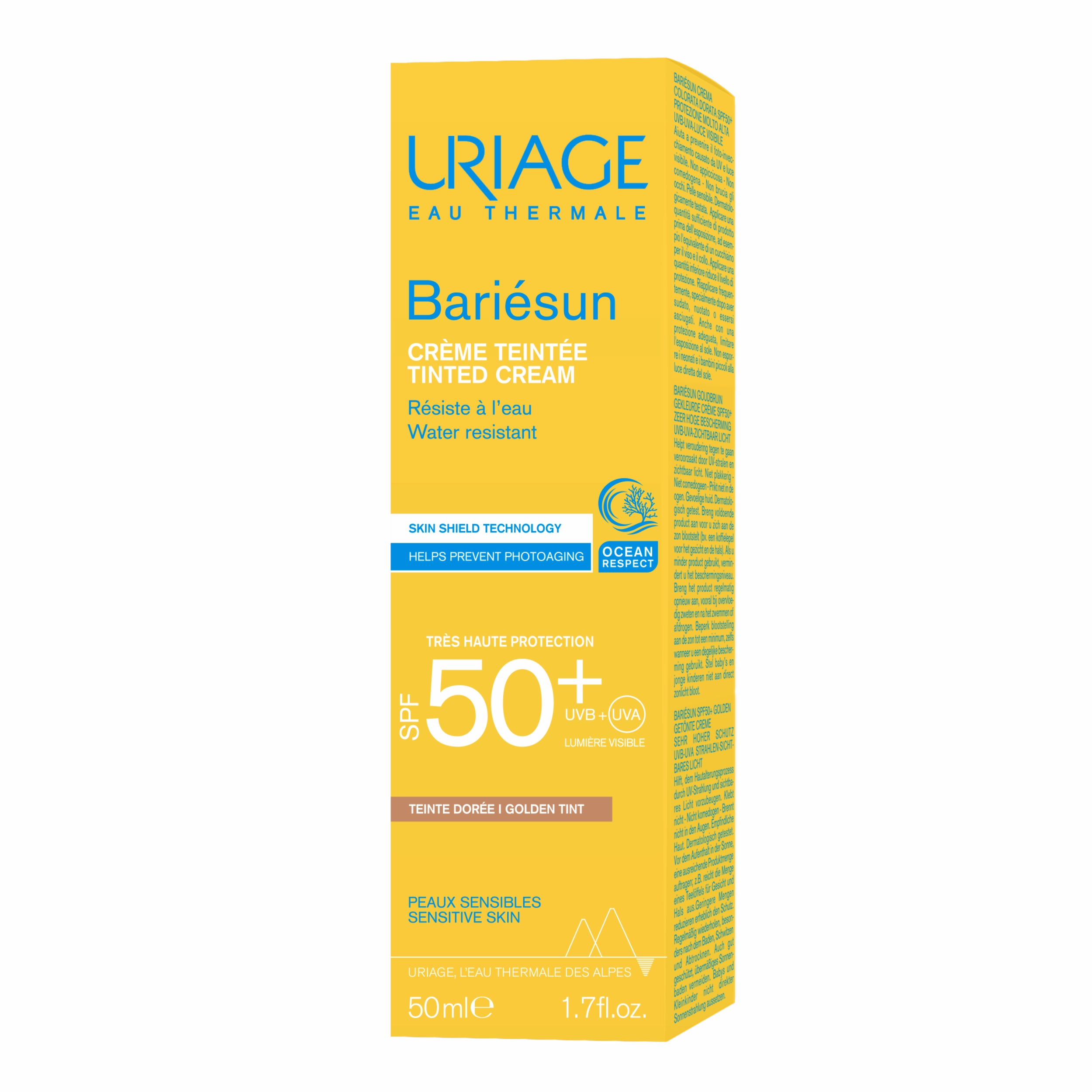 Uriage Bariésun Golden Tinted Cream SPF50  50ml