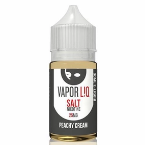 Vaporliq Salts eJuice - Peachy Cream