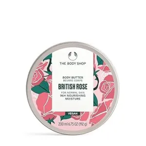 Vegan Britsh Rose Body Butter, 200 Ml - For Normal Skin |96 Hr Moisture |Vegan