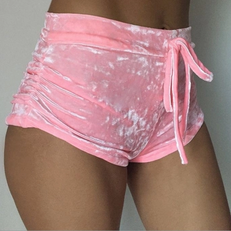 Vevet Velour Shorts