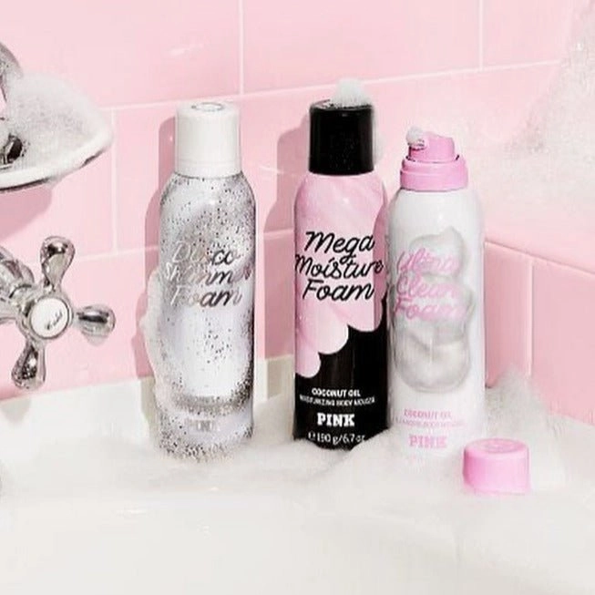 Victoria's Secret Pink Ultra Clean Foam Coconut Oil Body Mousse