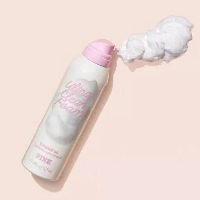 Victoria's Secret Pink Ultra Clean Foam Coconut Oil Body Mousse