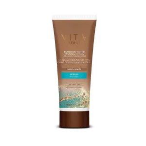 Vita Liberata Fabulous Gradual Tanning Lotion - Medium - Tinted, Natural Looking Tan Designed for Face & Body, Quick Drying Formula, Formulated with Hyaluronic Acid, 6.76 fl oz