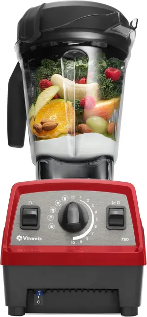 Vitamix Propel Series 750 Blender, Professional-Grade, 64-oz Low Profile Container, Red