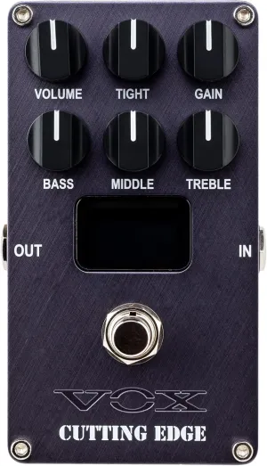 VOX ValvEnergy Cutting Edge High Gain Pedal with NuTube
