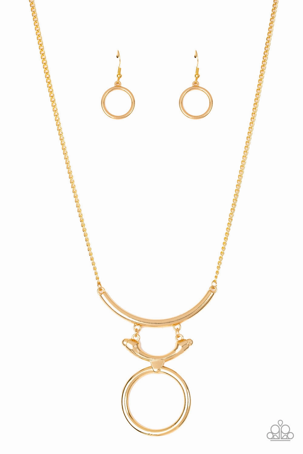 Walk Like An Egyptian - Gold Necklace - Paparazzi Accessories