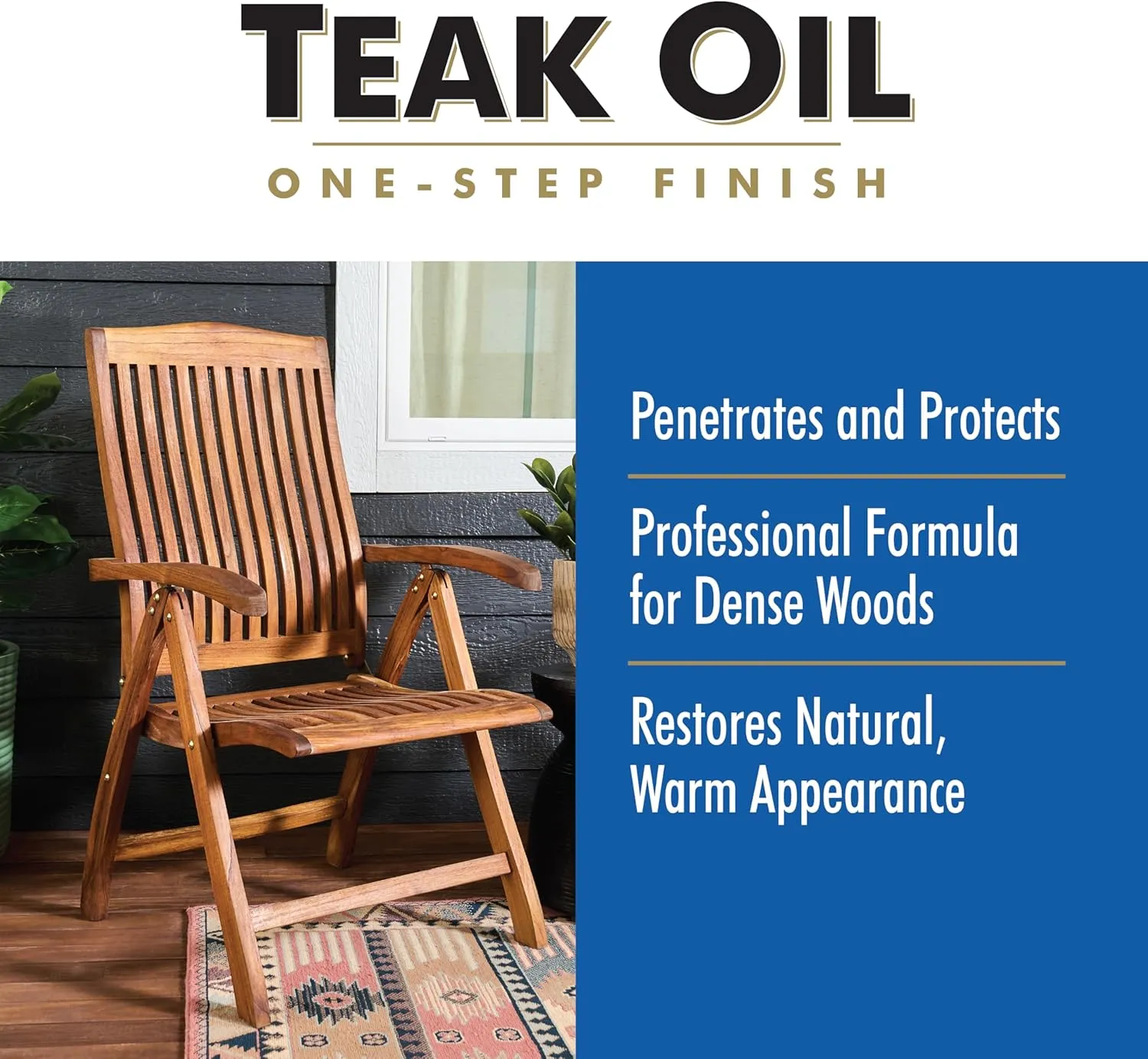 Watco Teak Oil Wood Finish Spray, 11.25 oz, Clear, 6 Pack