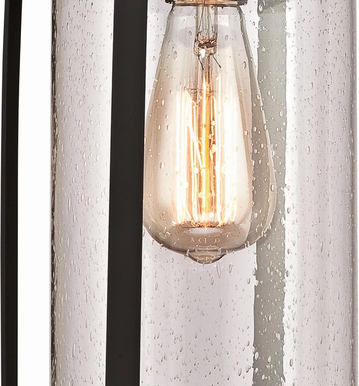 Westinghouse Lighting 6339400 Grandview One-Light Outdoor Pendant, Oil Rubbed Bronze Finish with Highlights and Clear Seeded Glass , Oil-rubbed Bronze