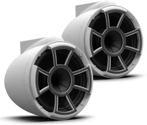 wet sounds REV10® White Special Edition Revolution Series 10" White Tower Speakers with X-Mount (Mounting to Surface)