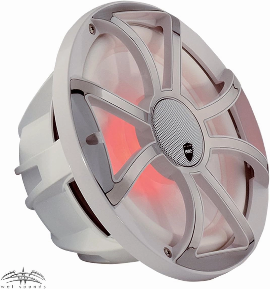 wet sounds REVO CX-10 XS-W-SS High Output Component Style 10" Marine Coaxial Speakers