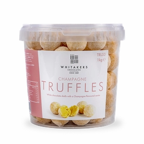 White Chocolate Champagne Truffle Tub (1kg)