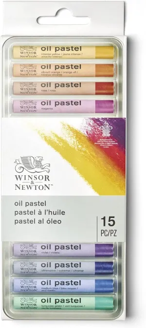 Winsor & Newton Professional Oil Pastels, Set of 15
