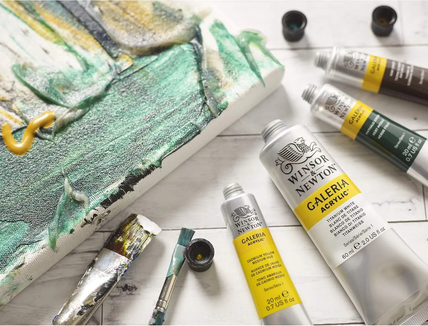 Winsor & Newton Series 1 500ml Bottle Galeria Acrylic Colour with Nozzle Cap - Opera Rose,WN2150448
