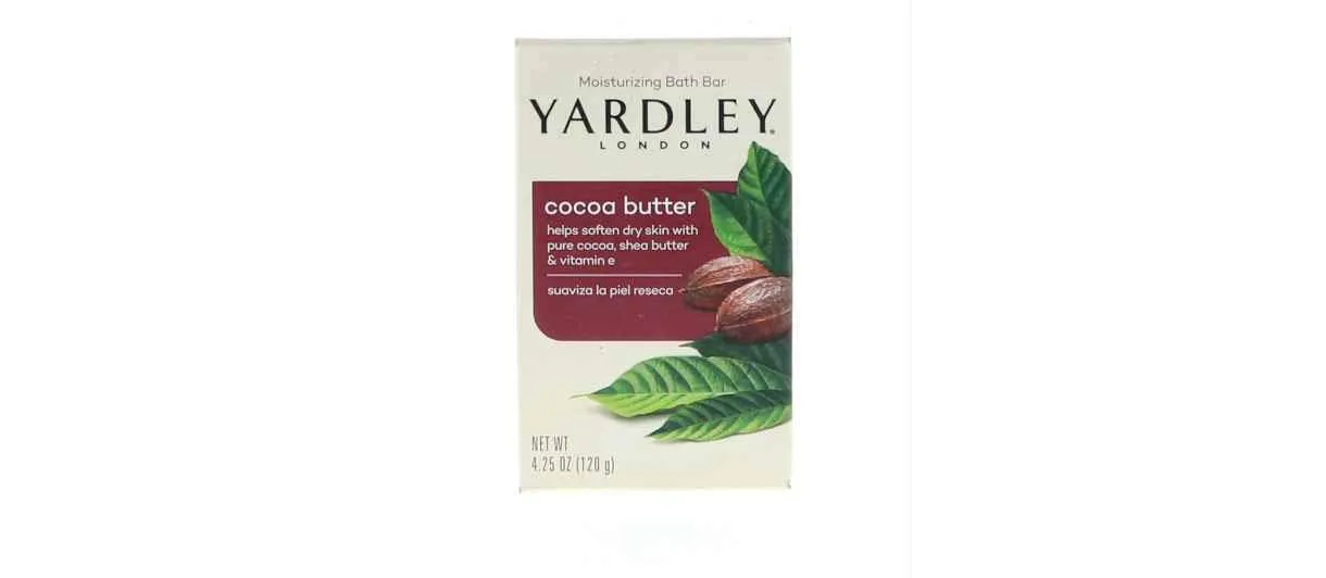 Yardley Moisturizing Bar Cocoa Butter 4 oz (Pack of 10)