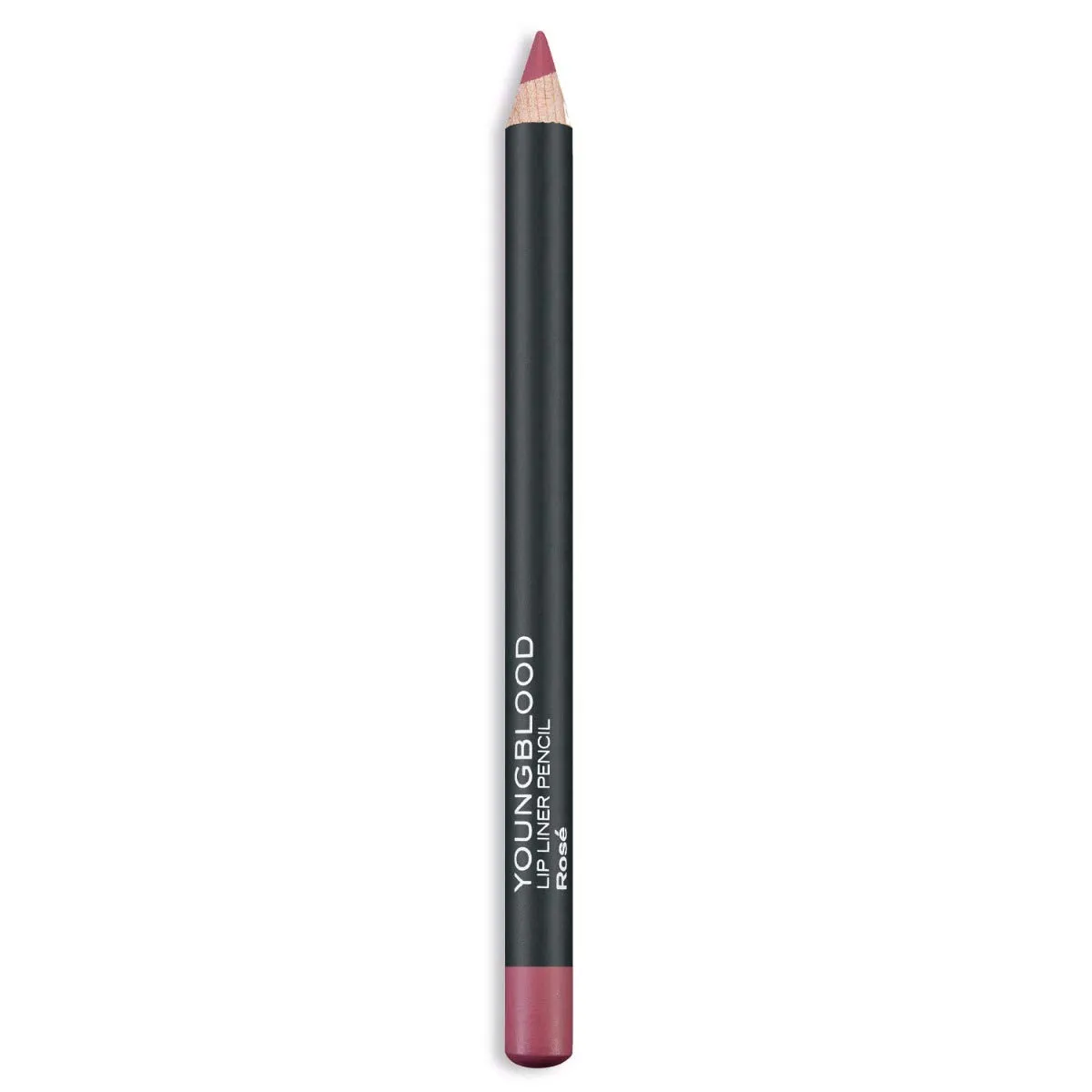 Youngblood Clean Luxury Cosmetics Lip Liner Pencil, Rose | Long Lasting Creamy Matte Lip Liner Pencil | Cruelty Free, Paraben Free, Gluten Free, Vegan