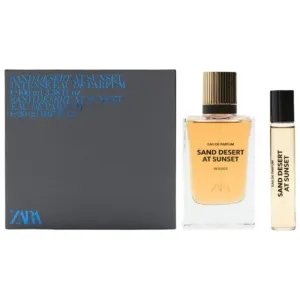 Zara Sand Desert at Sunset Intense & Original Eau de Parfum Set Men's Cologne – 100ml   20ml | Amber Floral Fragrance with Bitter Orange, Myrrh & Vanilla
